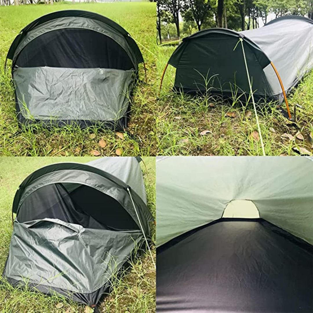 Skanto | 1-Person Lettvekts Vannavstøtende Campingtelt – Kompakt & Enkel Montering