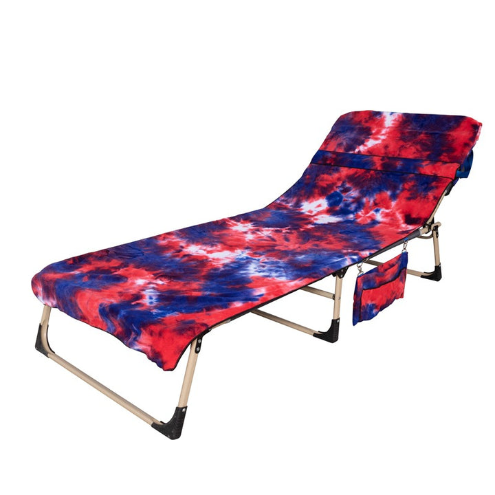 Lounge-stolpute med fargerikt tie-dye mønster Skanto