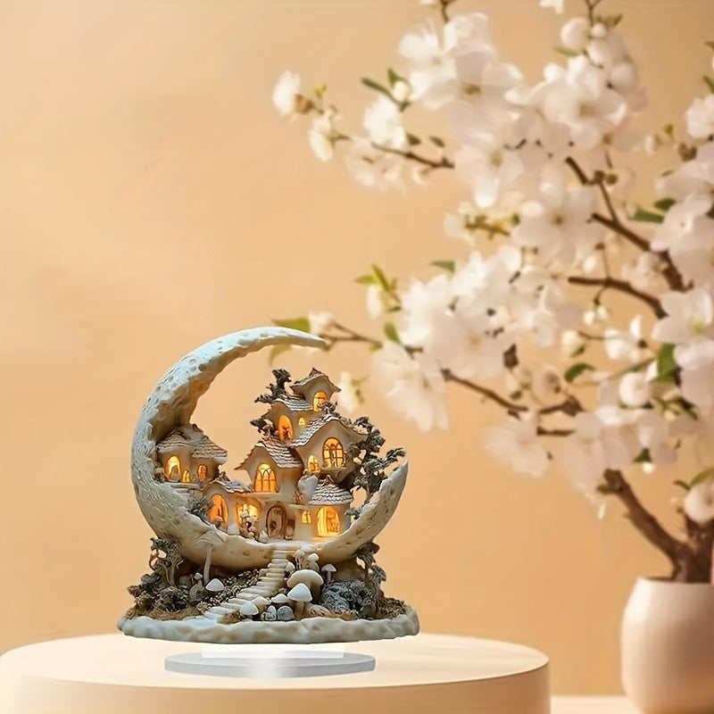 Skanto | Bohemian Akryl Statue | Fantasi Dekor Innendørs & Utendørs