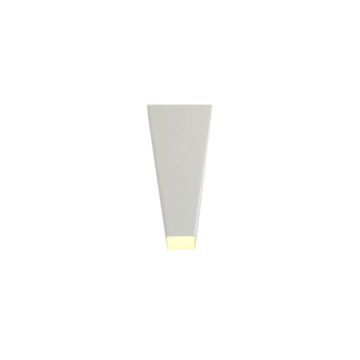 Minimalistisk Stil Trapezoid Veggvasker Lys Aluminium Varm/Hvit Belysning LED Sengelampe i Svart/Hvit | Skanto