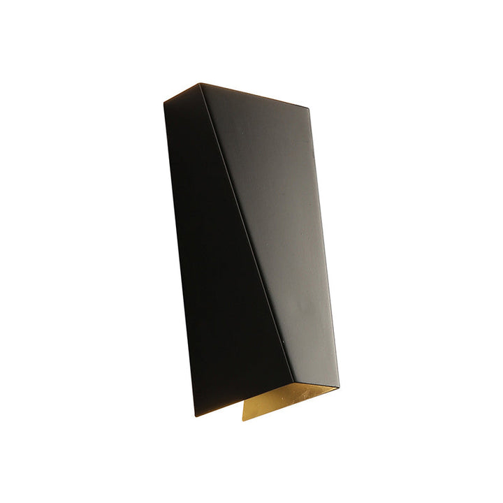 Minimalistisk Stil Trapezoid Veggvasker Lys Aluminium Varm/Hvit Belysning LED Sengelampe i Svart/Hvit | Skanto
