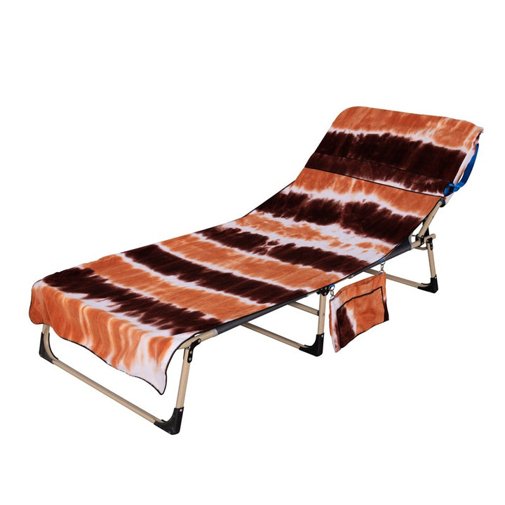 Lounge-stolpute med fargerikt tie-dye mønster Skanto