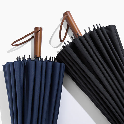 Damer elegant automatisk paraply med ergonomisk design og stort skjermtak Skanto