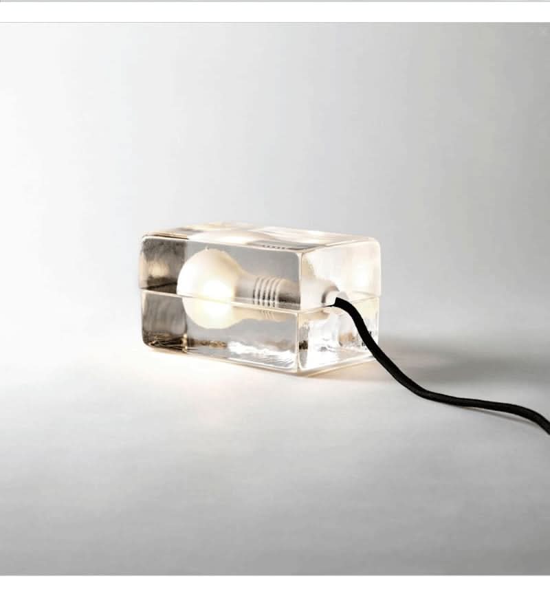 Skanto | Glass Block Table Lamp with G9 Socket