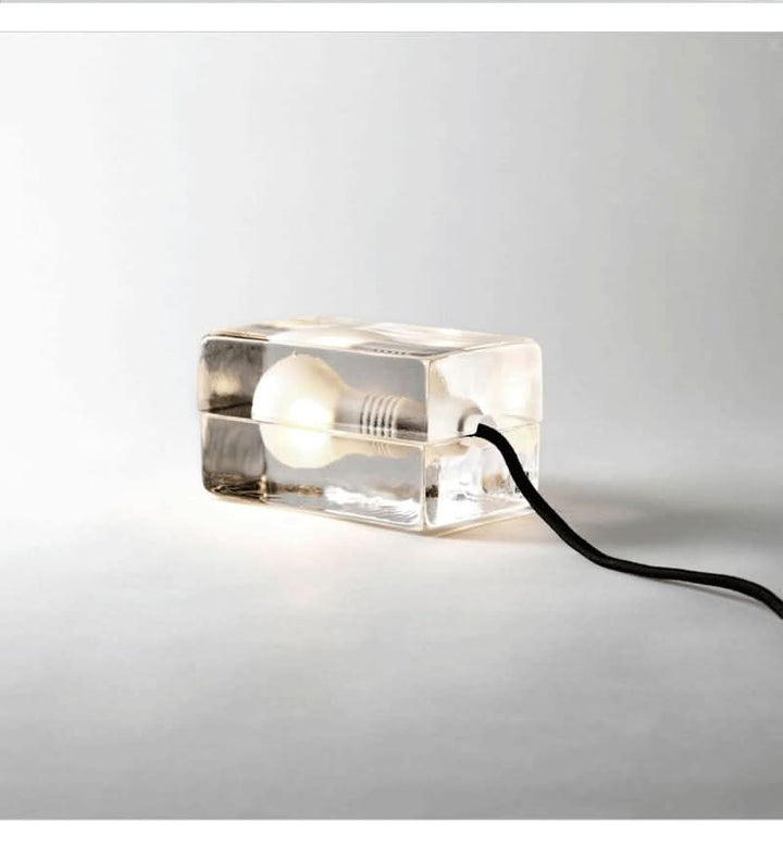 Skanto | Glass Block Table Lamp with G9 Socket
