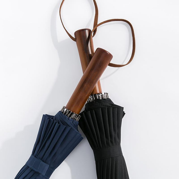 Damer elegant automatisk paraply med ergonomisk design og stort skjermtak Skanto