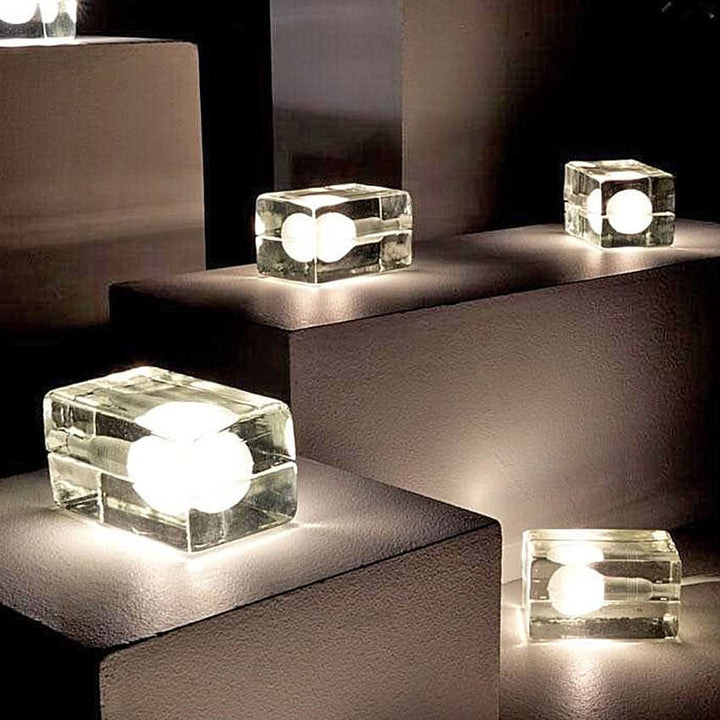 Skanto | Glass Block Table Lamp with G9 Socket