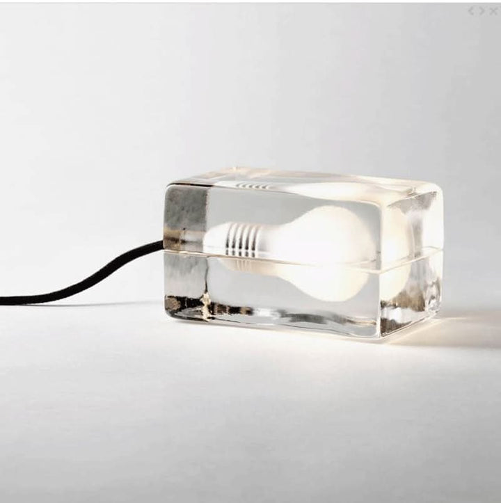 Skanto | Glass Block Table Lamp with G9 Socket
