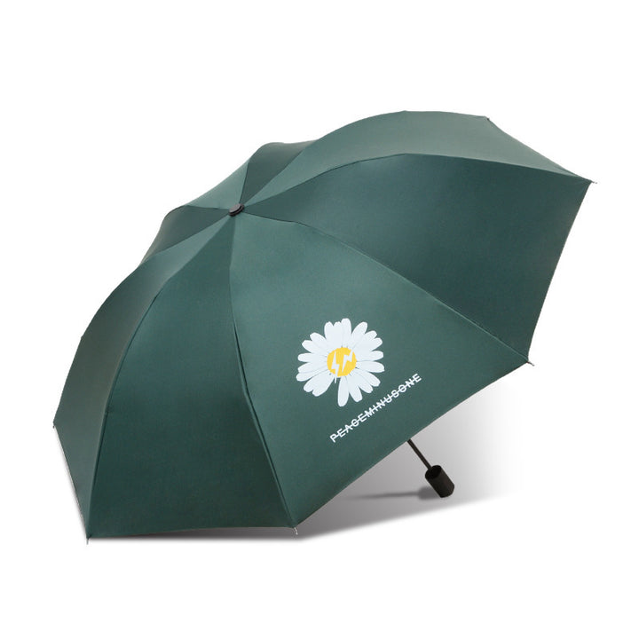 Damer Sammenleggbar Paraply med blomsterdesign Skanto