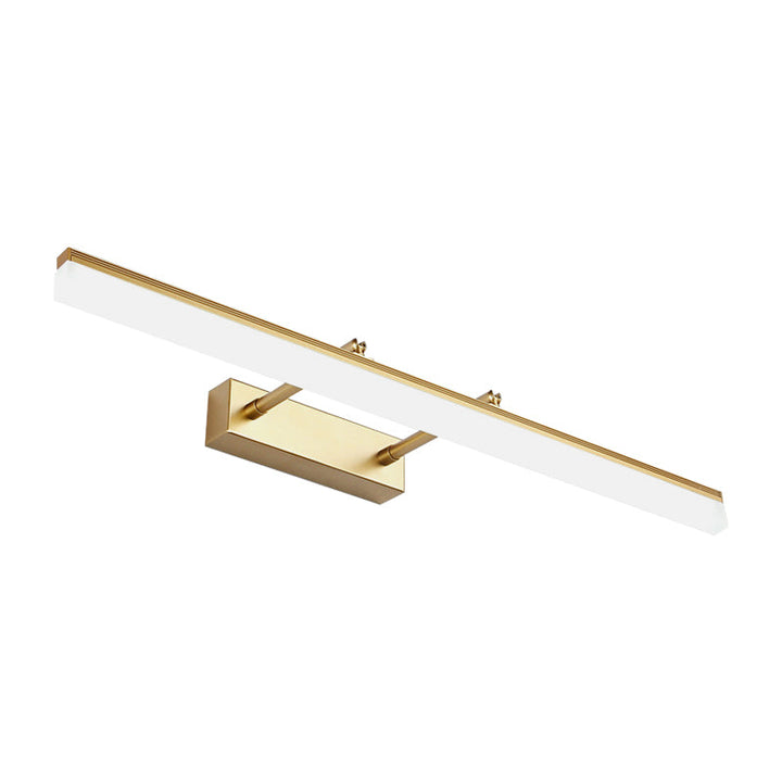 16"/19.5" W Rektangulær Vegglampe Belysning Modernistisk Stil Akryl LED Badlys i Gull, Varme/Hvit Lys | Skanto