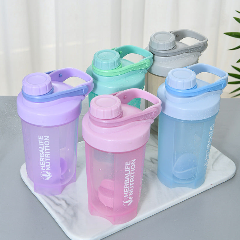 Unisex Shakerflaske med mixerball for fitness- og protein-drikker Skanto