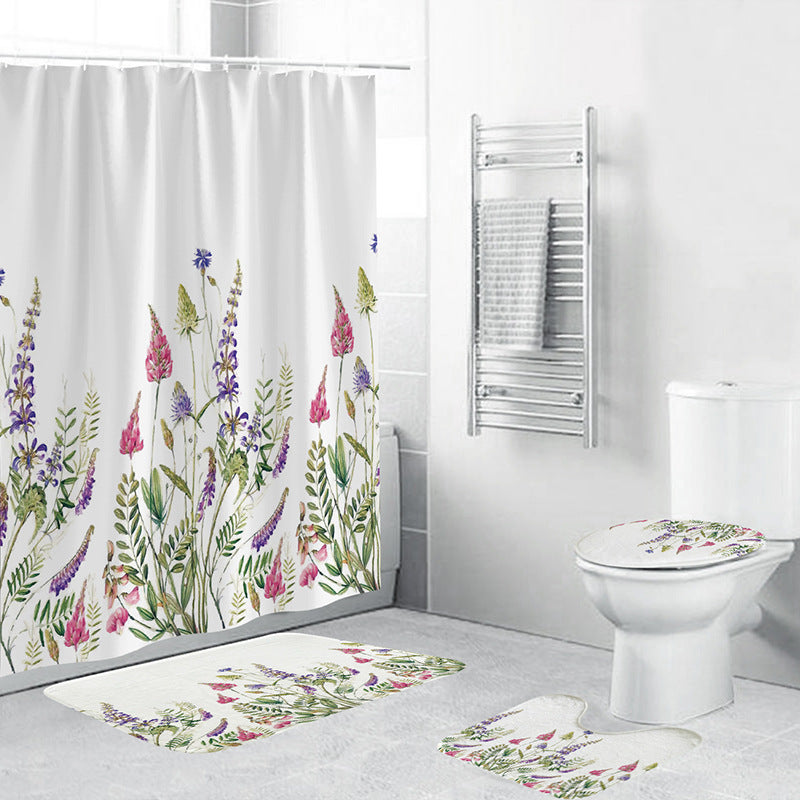 Blomsterdesign badesett Skanto