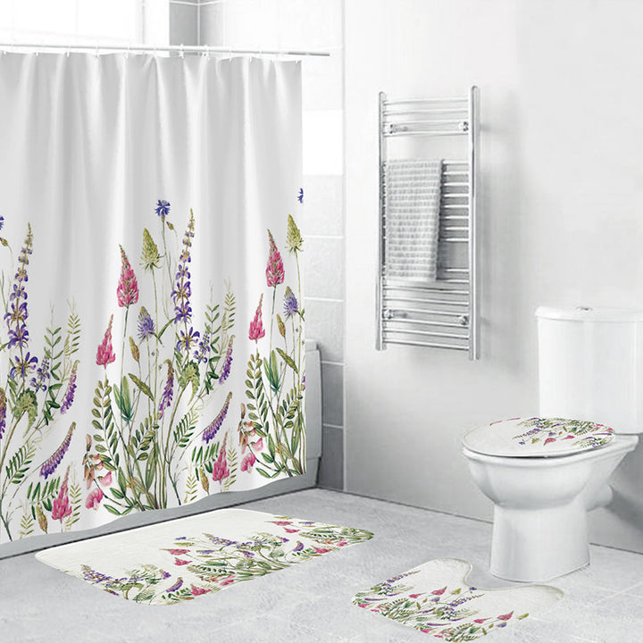 Blomsterdesign badesett Skanto