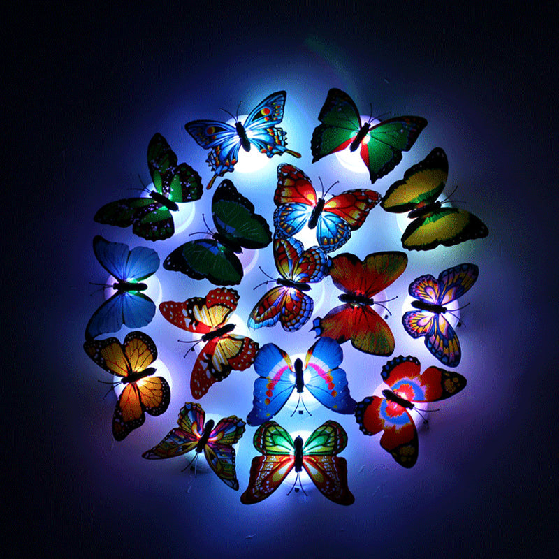 Skanto | 3D LED Sommerfugl Dekorasjon Nattlys