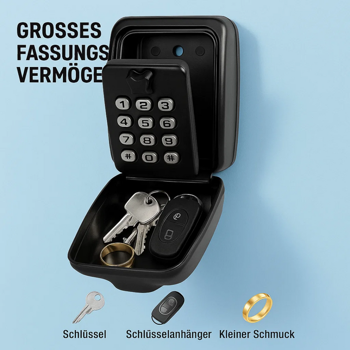 KeyGuard Utendørs Safe – Vanntett Veggmontert Nøkkelboks | Skanto