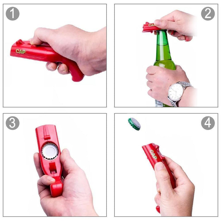 Cap Gun Ølflaskeåpner, Launcher Shooter Ølflaskeåpner | Skanto