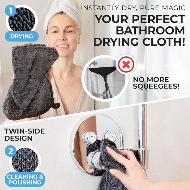 Mikrofiber Rengjøringshåndkle (2-PACK) Skanto