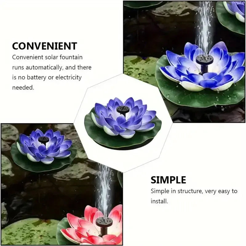 Skanto | Lotus Formet Solfontene Ponds Dekorativ