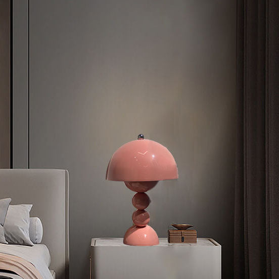 Skanto | Moderne Luksus Bordlampe laget av Grønn Pumpkin Keramikk med 1 Lys – Ideell for Nattstue/Stue/Soverom/Kontor