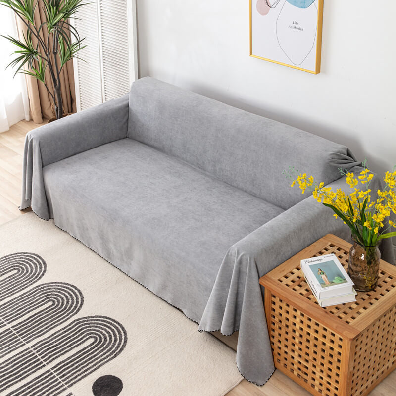 Premium vanntette sofa kastet dekke med jacquard kant | Skanto