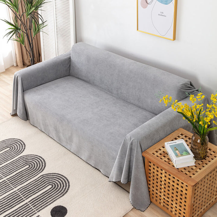 Premium vanntette sofa kastet dekke med jacquard kant | Skanto