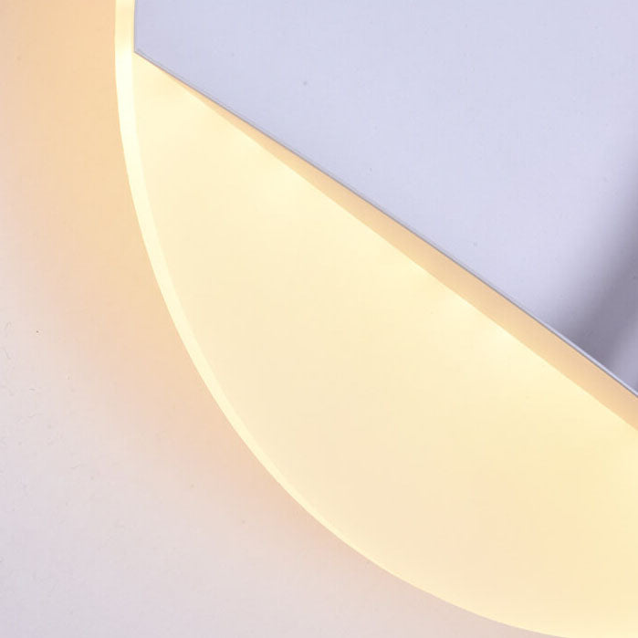 Skanto | Moderne Kreativ Jern Harpiks Rund Astronaut LED Vegglampe for Soverom