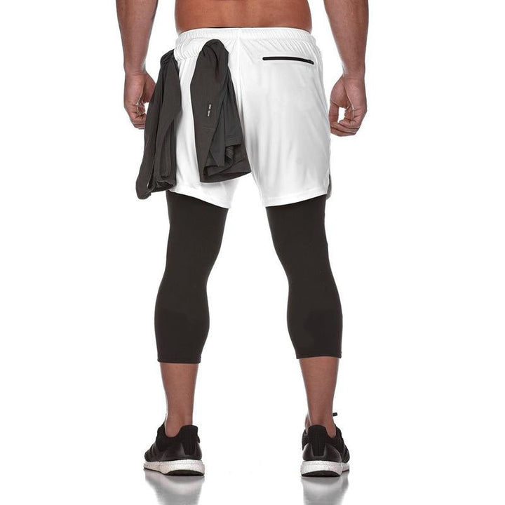 Skanto | Herre trening shorts med leggings