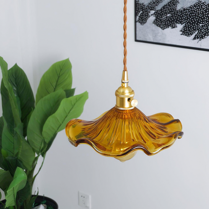 Trendy Hibiscus Blom Pendellampe - FlowerLite | Skanto
