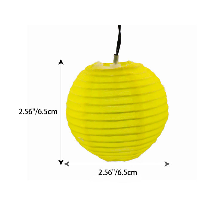 Skanto | Moderne Art Deco Solvannbestandig Stoff Lantern Ball LED Lyskjetting Utendørs Landskapslys For Utendørs Patio
