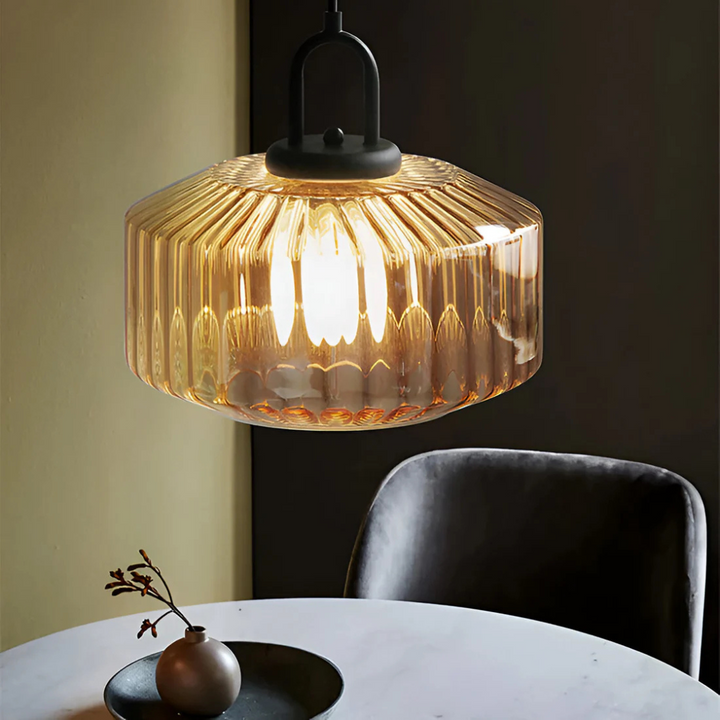 Skanto | Retro Farget Glass Pendellampe