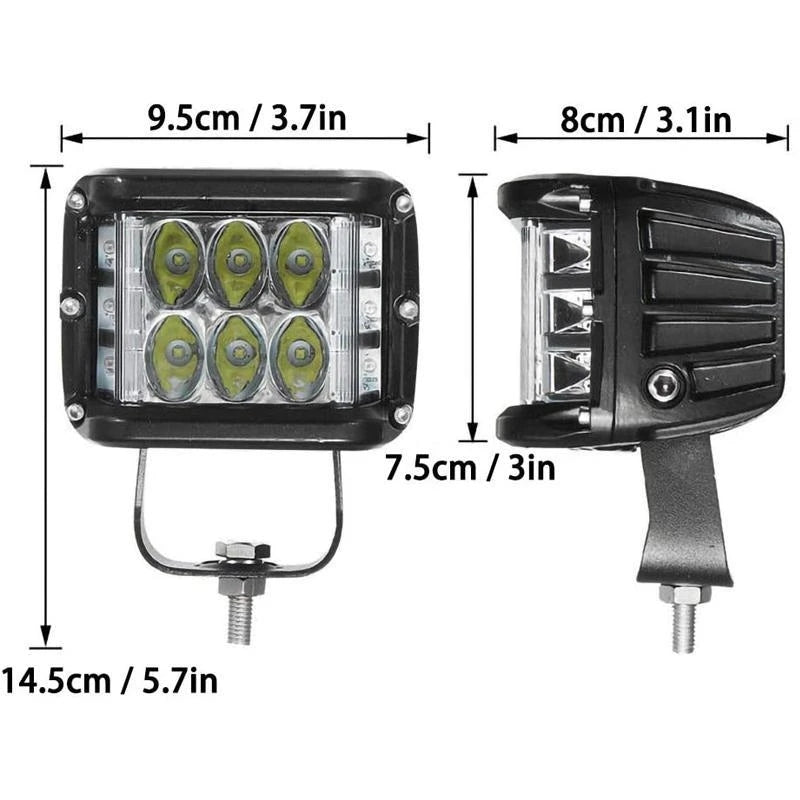 LED strobelys med tre sider for bil | Skanto