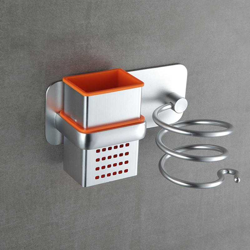 Skanto | Bad Aluminium multifunksjonell hårføner holder