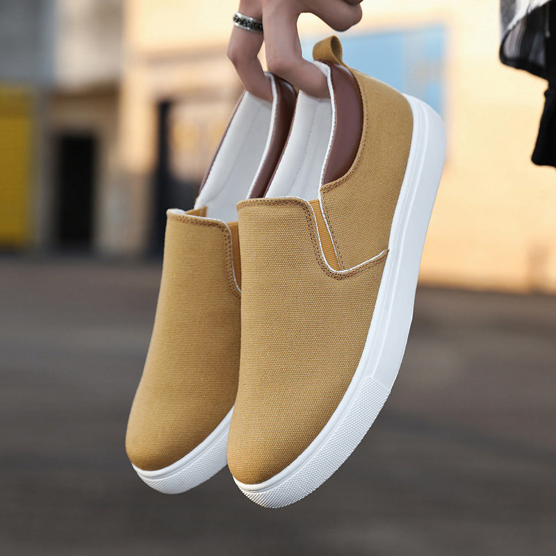 Skanto | Slip-On Sko laget av lerret for menn