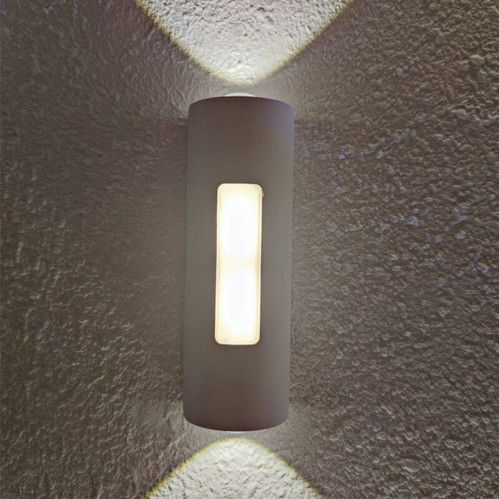 Moderne Minimalistisk Sylinderformet Design LED Utendørs Dekorativ Vegglampe | Skanto