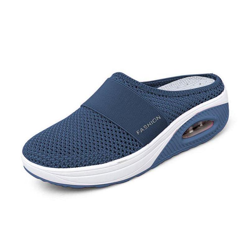 Skanto | Flate Slingback Sandaler Laget av Mesh