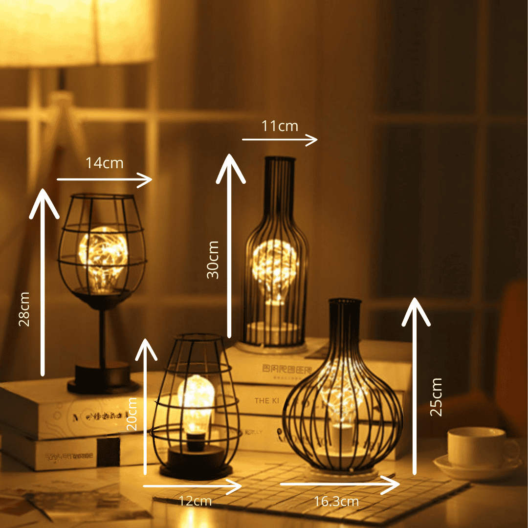 NoirLume – Luksuriøs, moderne ack-Tae-lampe | Atmosfærisk belysning for stue- og soverom