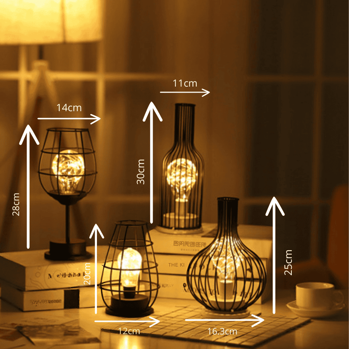 NoirLume – Luksuriøs, moderne ack-Tae-lampe | Atmosfærisk belysning for stue- og soverom