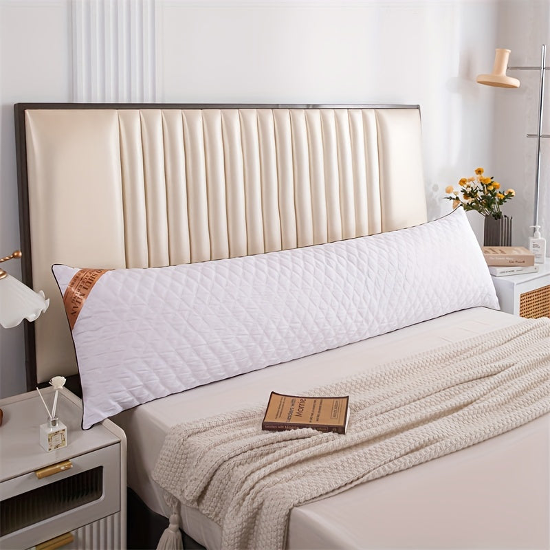 LuxurySoft - Ekstra Lang Hypoallergenisk Pute for Rygg- og Side-sovende, Myk og Pustende, Maskinvaskbar | Skanto