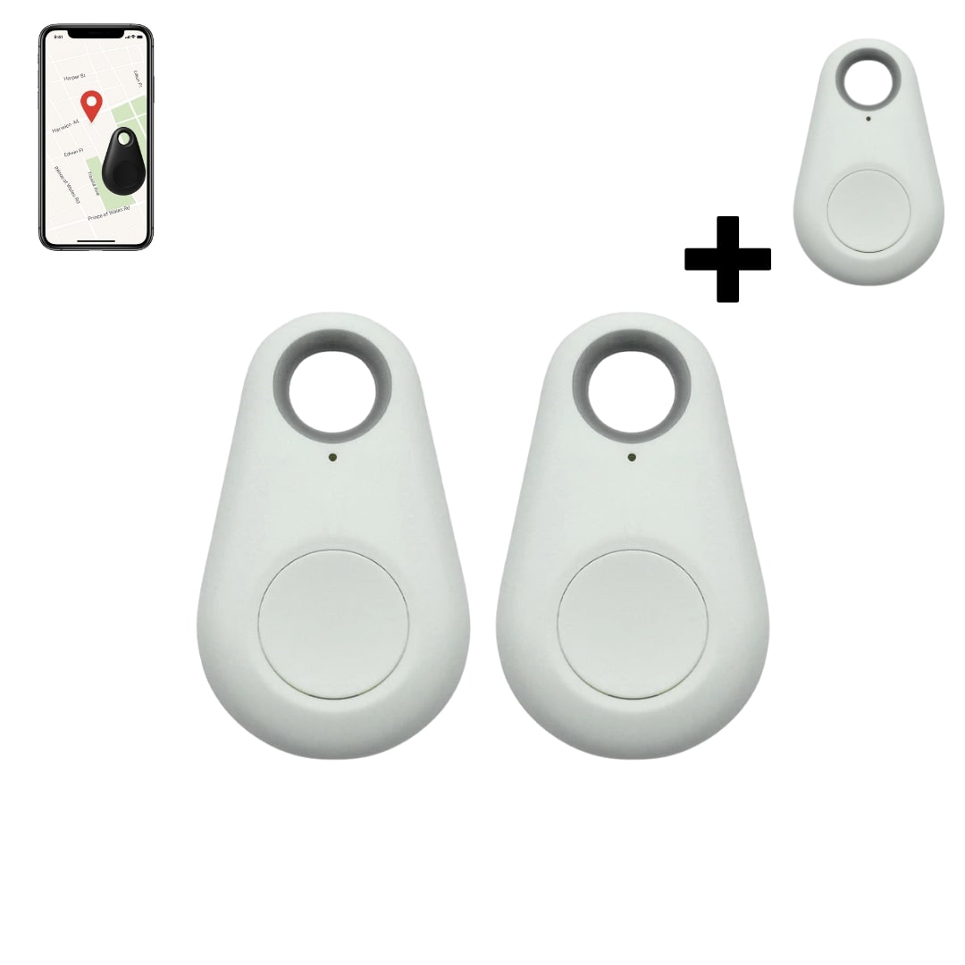 Skanto | Mini GPS-Tracker | Sporing for Barn, Kjæledyr og Eiendeler | Flerfarget