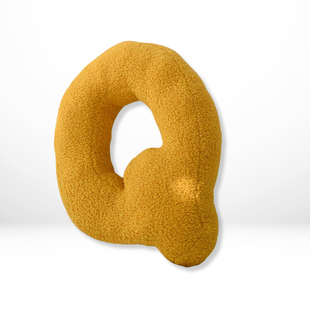 Norvo | Fløyels Alfabet Dekorativ Pute Med Bokstavene A Til Z