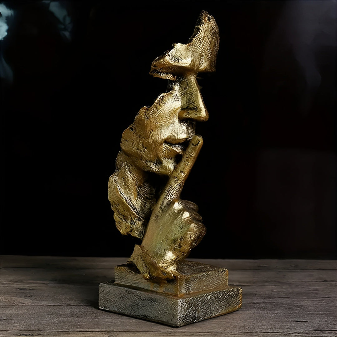 Abstract Thinker Skulptur – Moderne Deco Figur laget av Harpiks | Perfekt for Stue & Kontor | Skanto