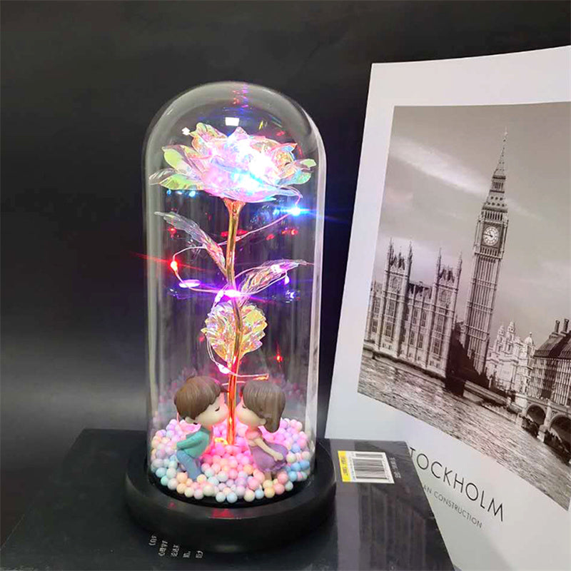 Gnistende rose ornamenter fortryller romantisk | Skanto