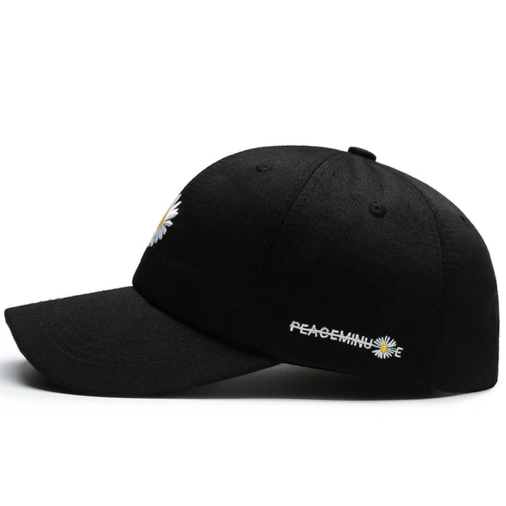 Kvinne Brodert Blomster Baseball Caps Skanto