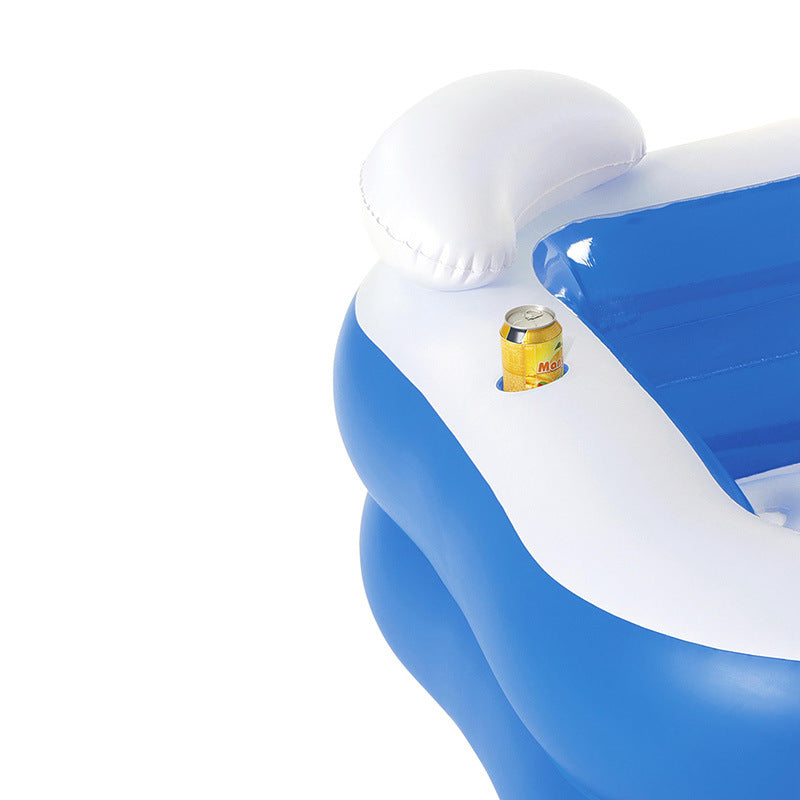 Damer Oppblåsbar Avslapningsbadekar med Ergonomisk Form Skanto