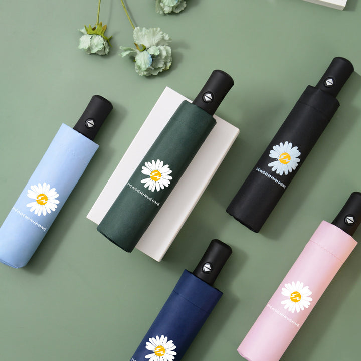 Damer kreativ folderregnparaply med miljøvennlig design Skanto