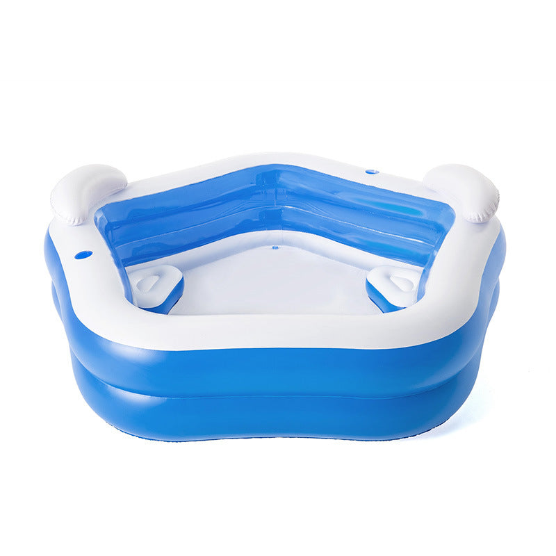 Kvinnelig oppblåsbar avslapningsbadekar med ergonomisk form Skanto