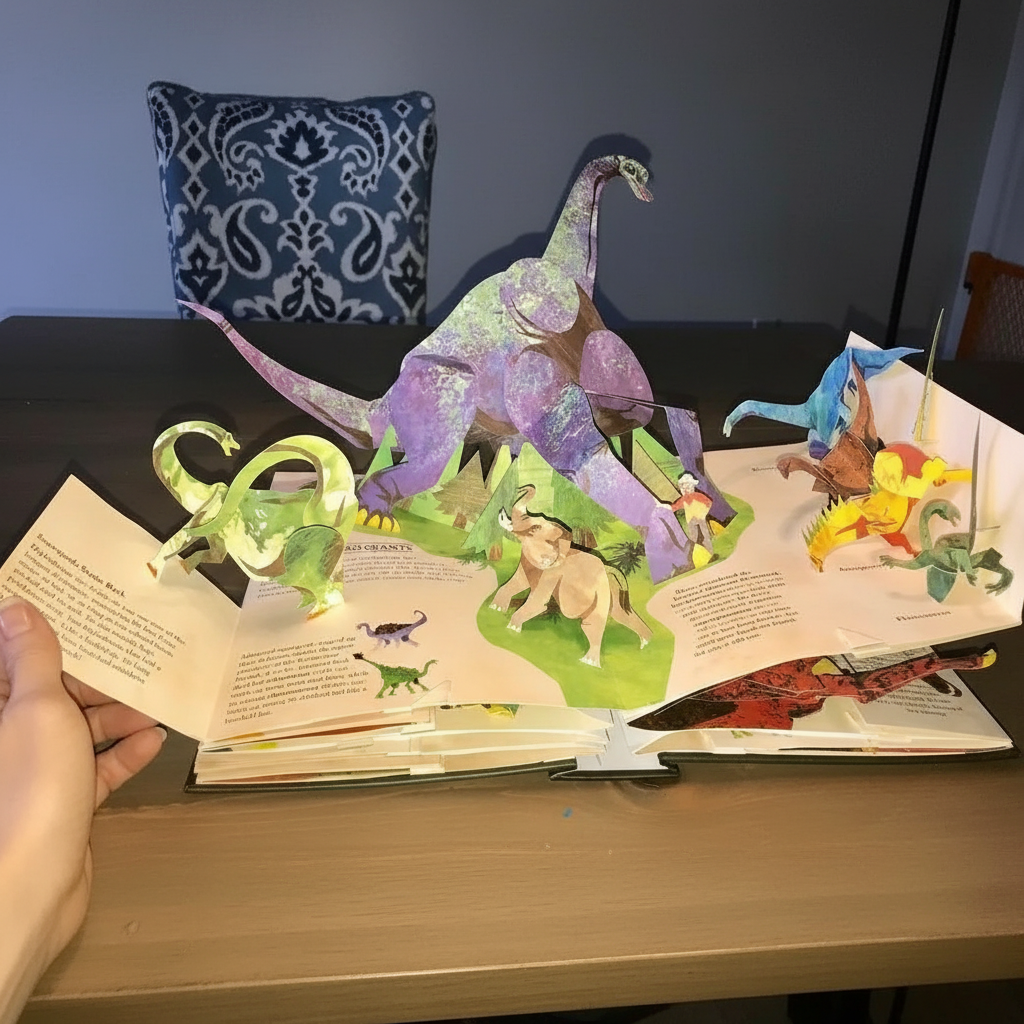 3D Pop-up Buch Dinosaurier