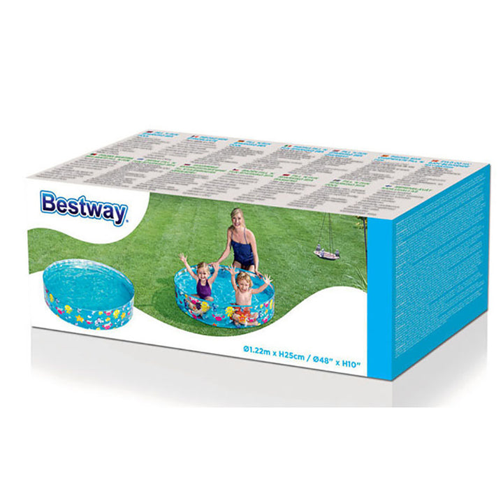 Kvinne Inflatable Barnepool med Maritimt Motiv Skanto