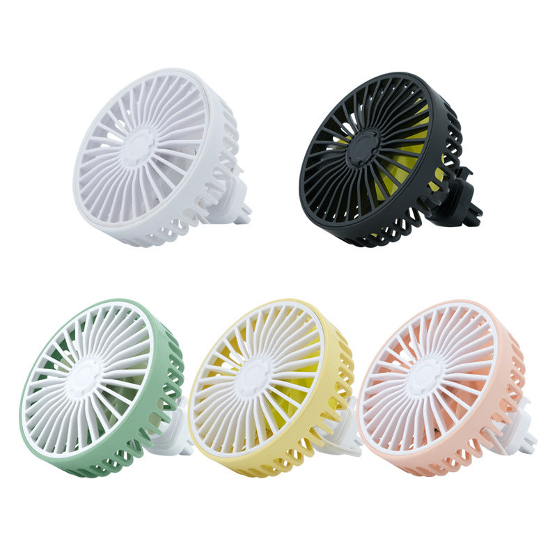 Kompakt Bærbar Bil Luft Sirkulasjonsvifte Skanto