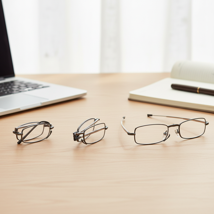 Faltbare Lesebrille – Tragbar mit Etui